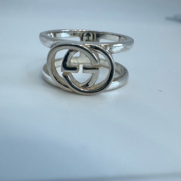 GUCCI INTERLOCKING WIDE OPEN BAND - Picture 7 of 10